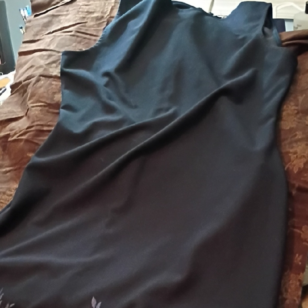 Olivia Matthews One Shoulder Black Dress